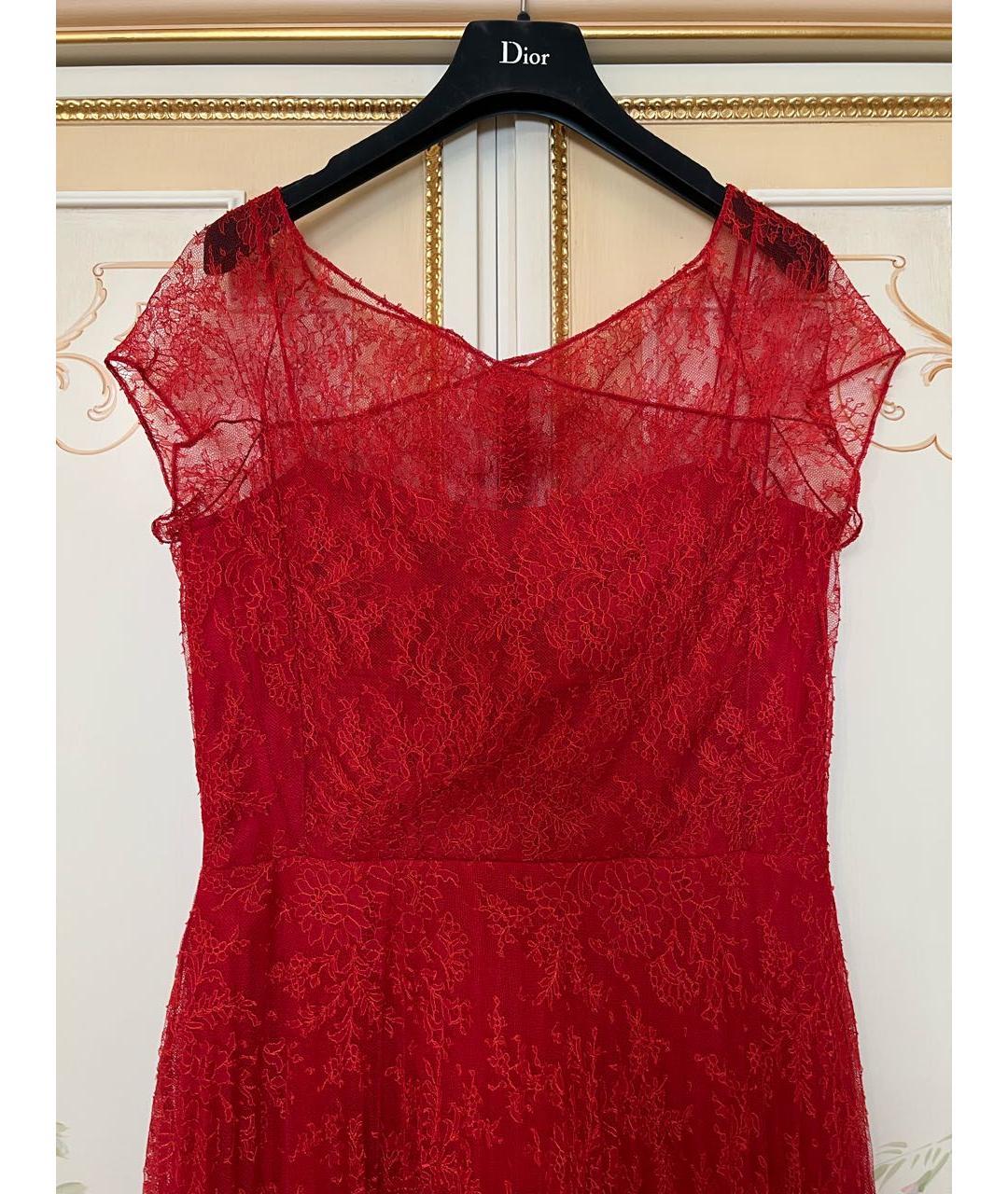 CHRISTIAN DIOR PRE-OWNED Красное вечернее платье, фото 5