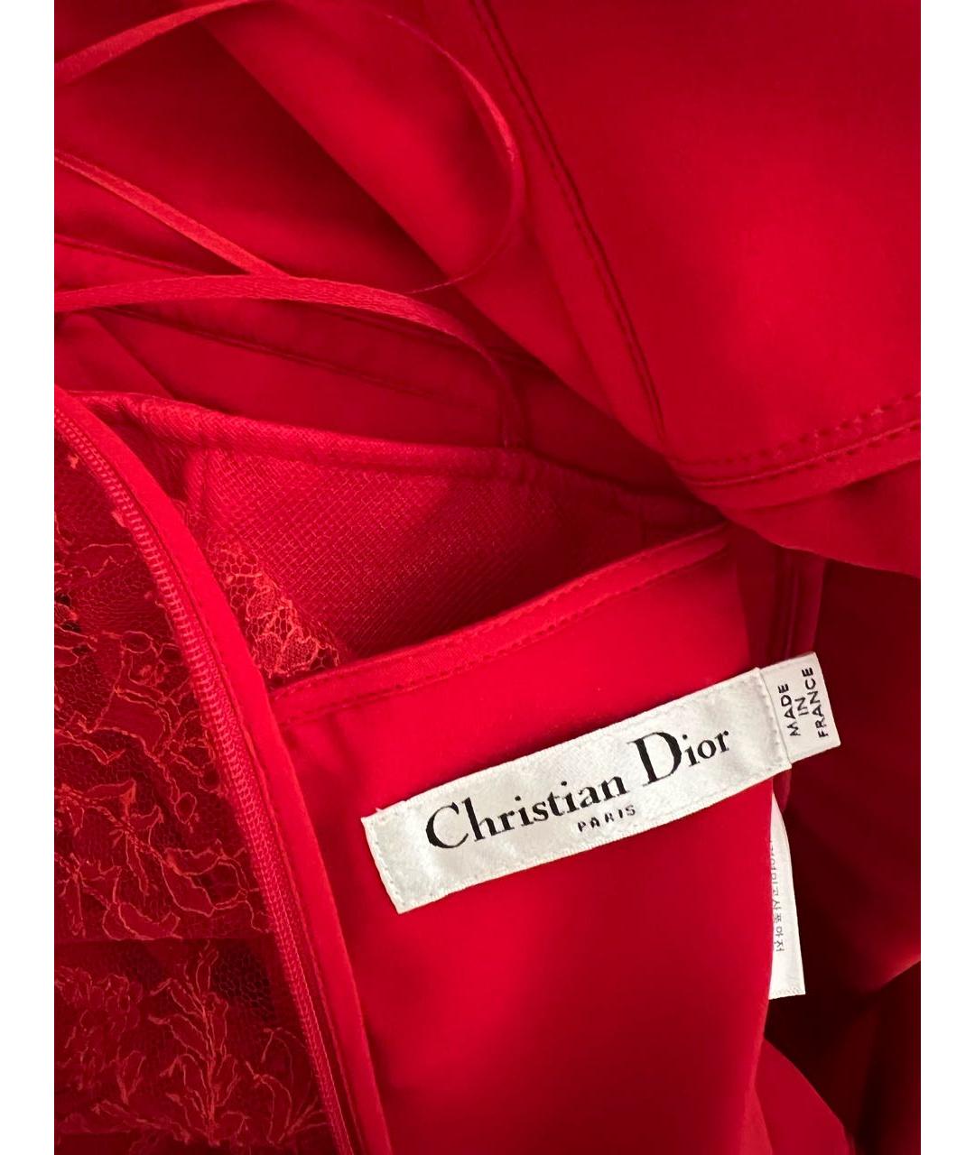 CHRISTIAN DIOR PRE-OWNED Красное вечернее платье, фото 3
