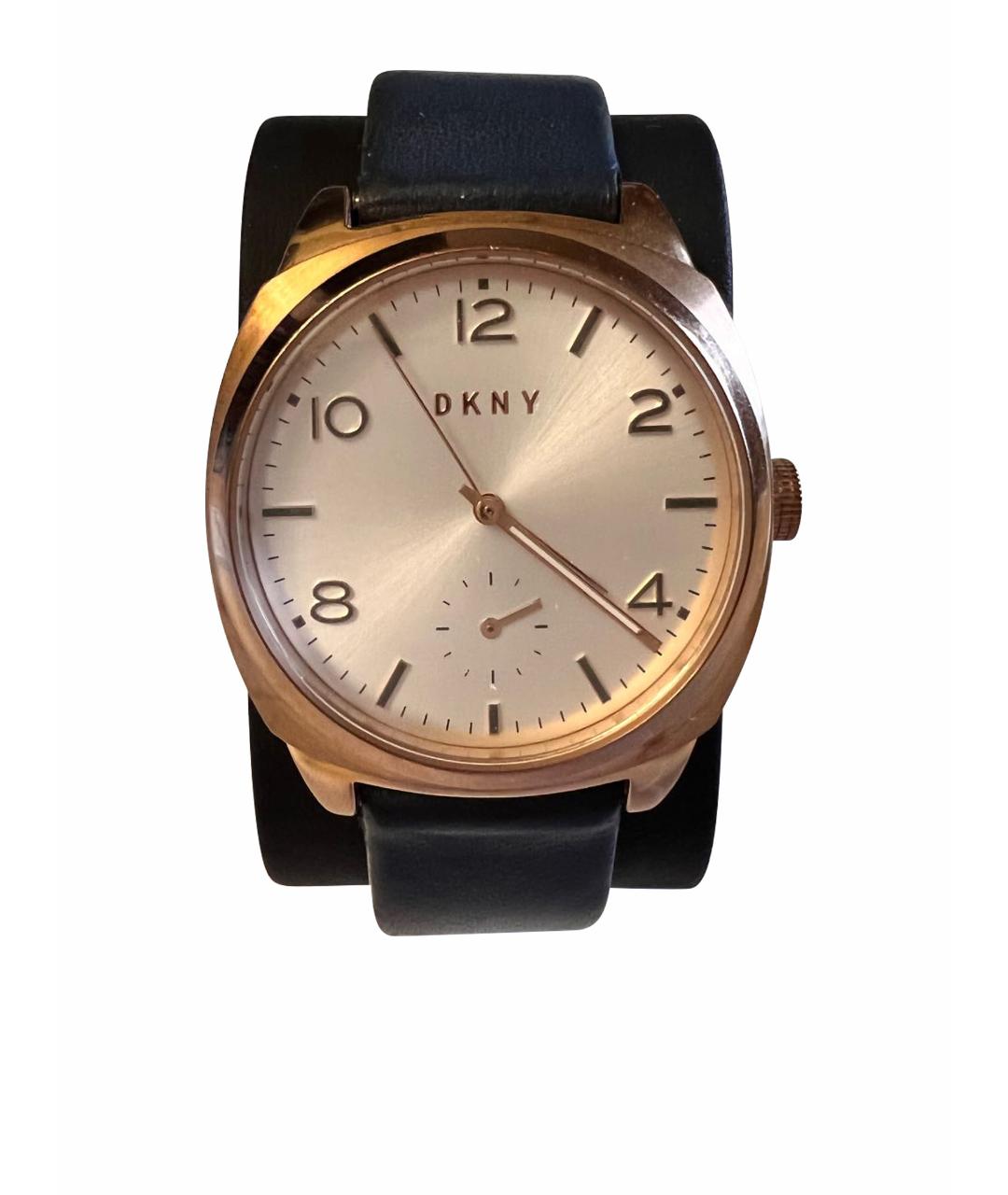 DKNY Золотые металлические часы, фото 1