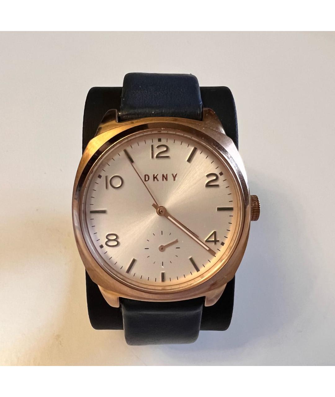 DKNY Золотые металлические часы, фото 9
