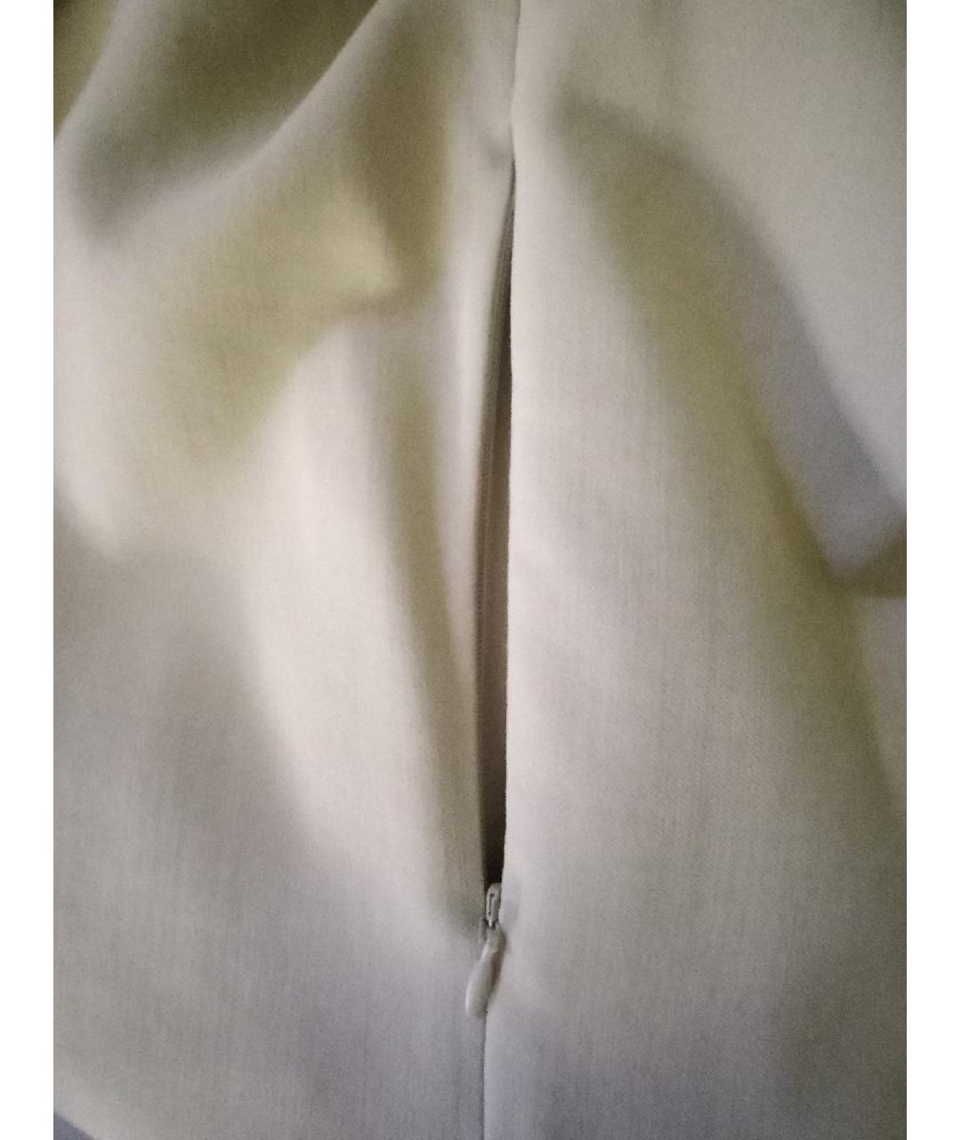 BRUNELLO CUCINELLI Серое шерстяное повседневное платье, фото 9