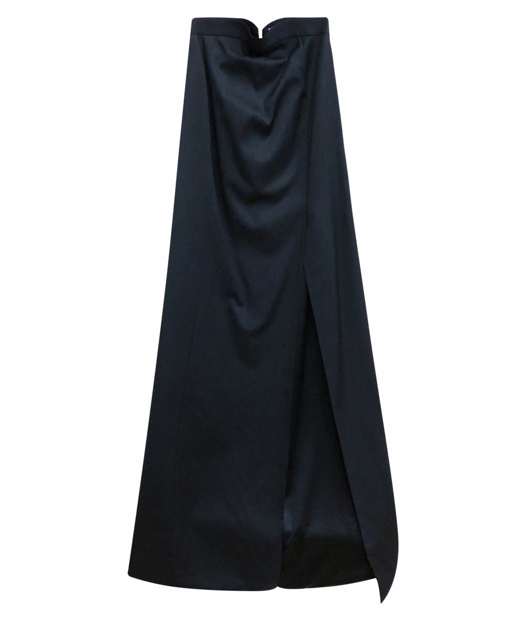 GIVENCHY Черная шелковая юбка макси, фото 1