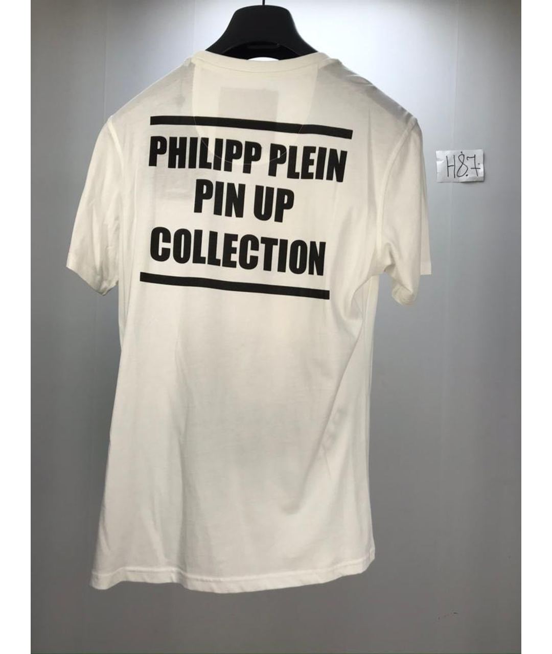 PHILIPP PLEIN Белая хлопковая футболка, фото 2