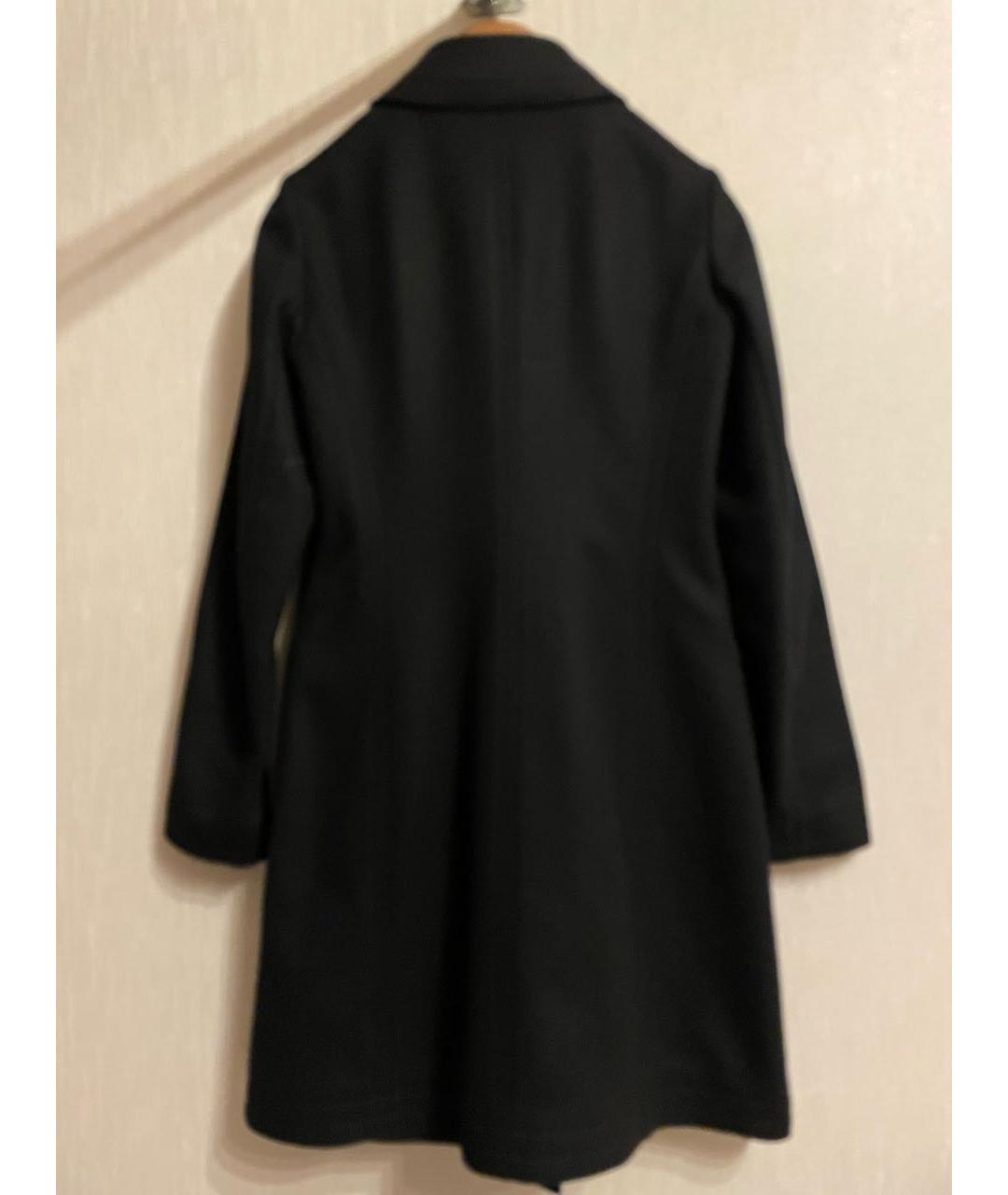 THEORY Черное шерстяное пальто, фото 2