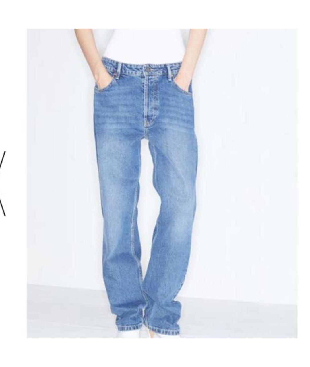 RAEY Голубые прямые джинсы, фото 4