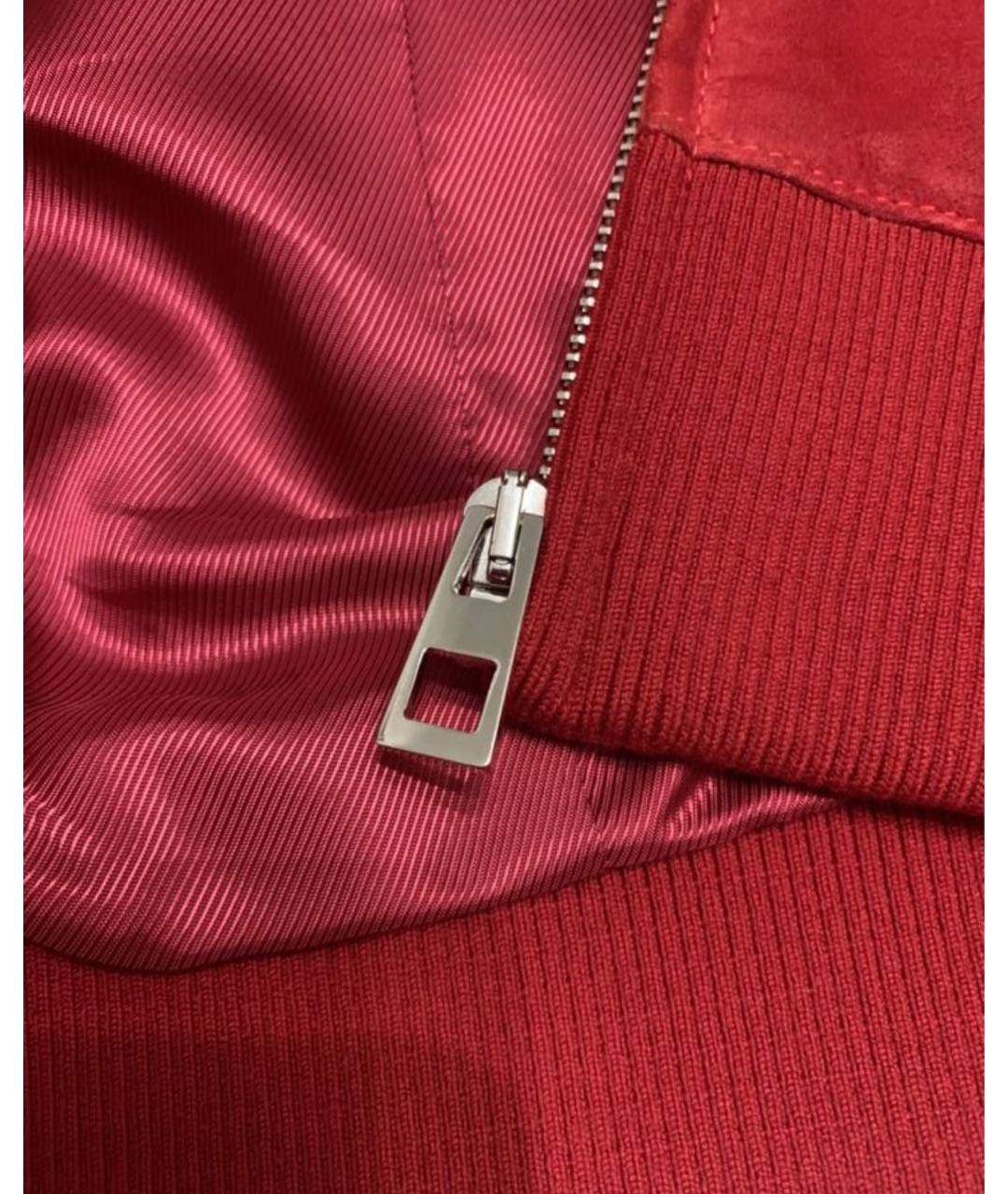LOEWE Красная замшевая куртка, фото 4