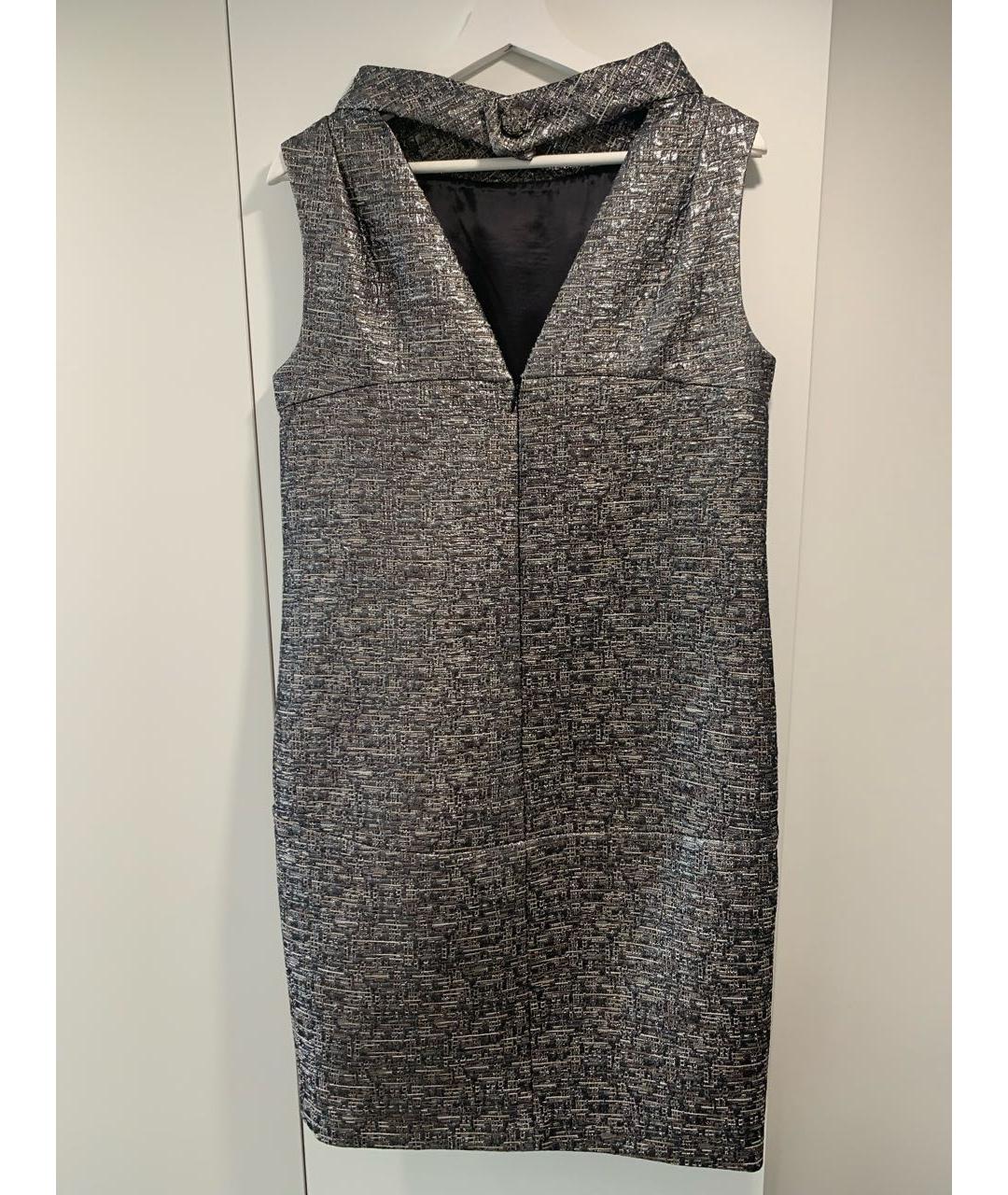 CHANEL PRE-OWNED Серебряное полиамидовое коктейльное платье, фото 2