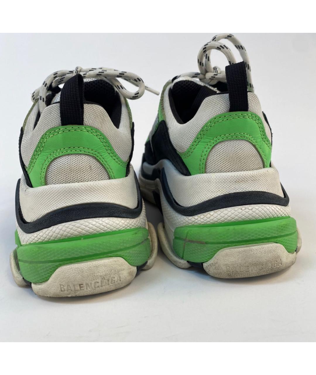 BALENCIAGA Зеленые кроссовки, фото 4