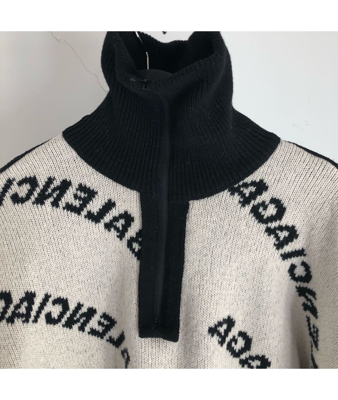 BALENCIAGA Черный шелковый джемпер / свитер, фото 6