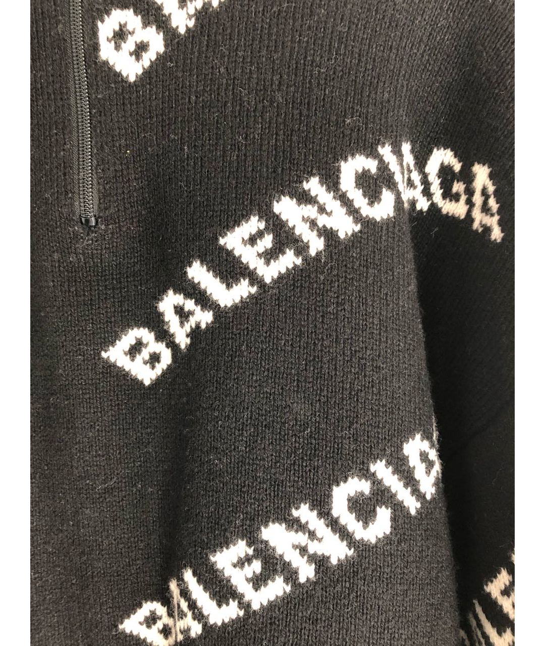 BALENCIAGA Черный шелковый джемпер / свитер, фото 2