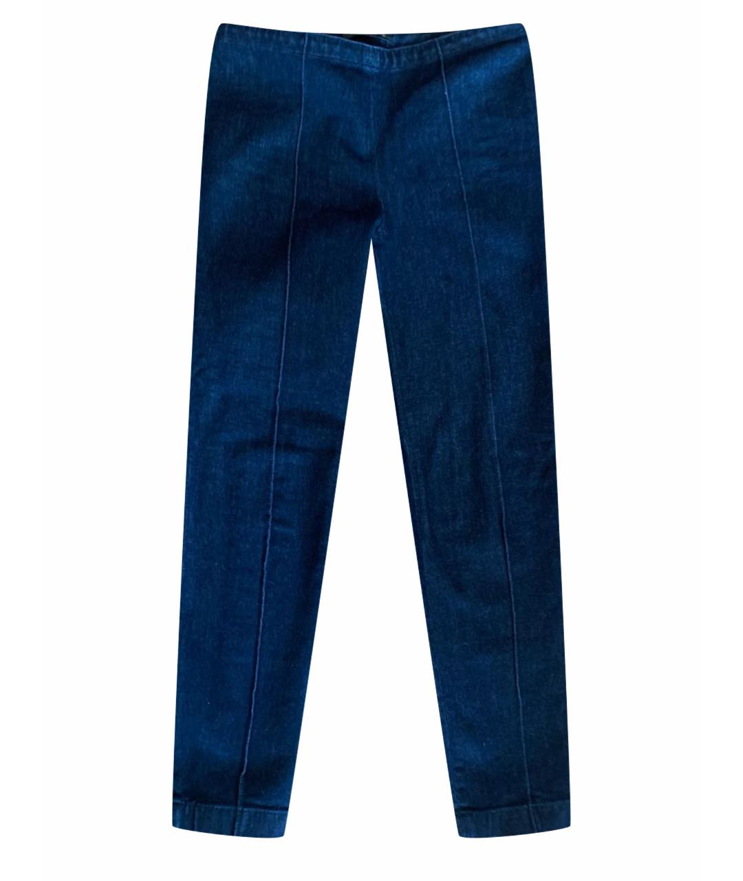 THE ROW Темно-синие джинсы слим, фото 1