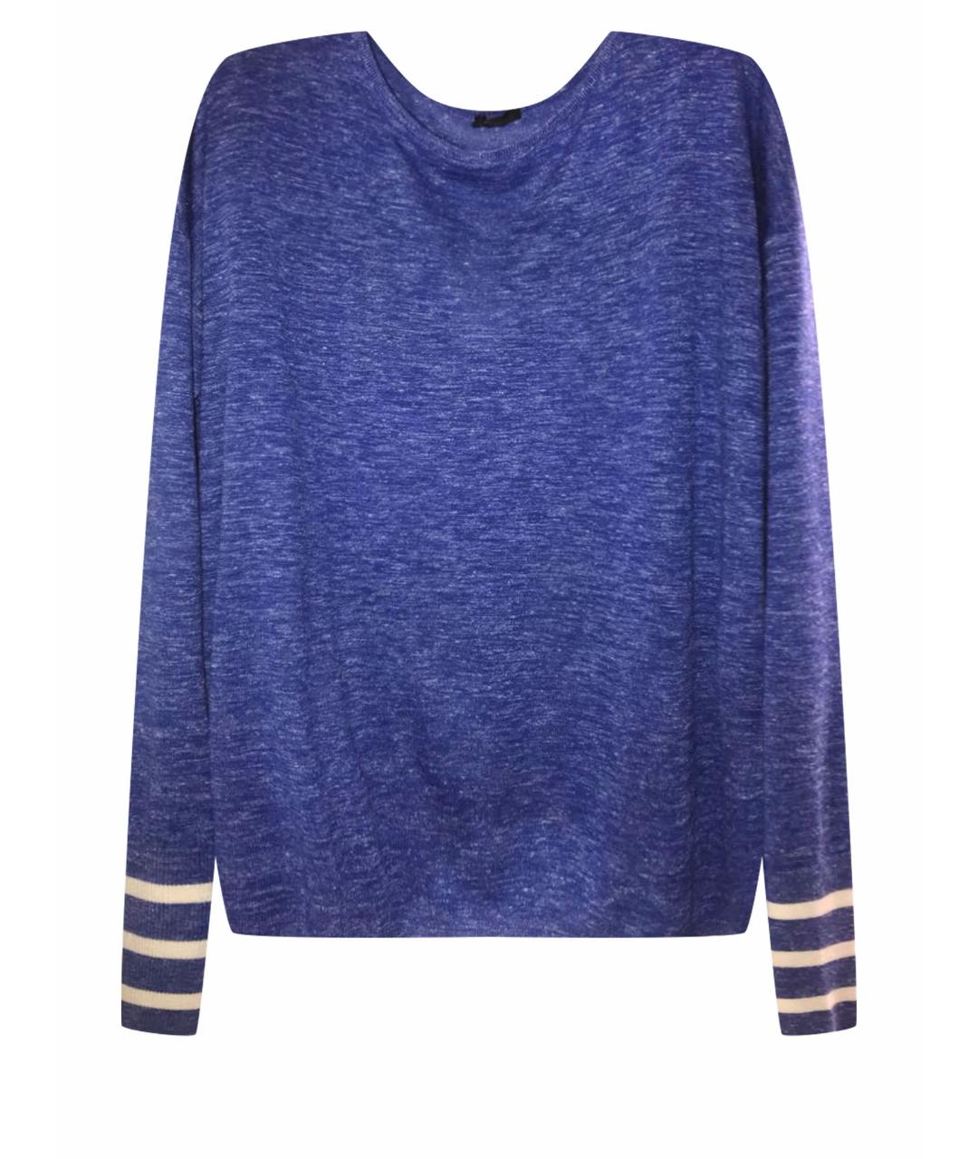 KITON Синий шелковый джемпер / свитер, фото 1