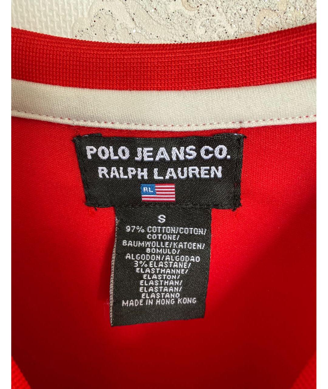 RALPH LAUREN Красная футболка, фото 2