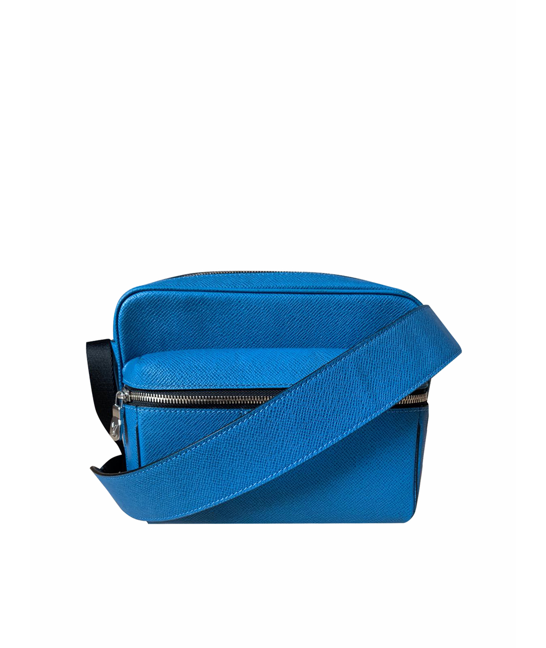 LOUIS VUITTON PRE-OWNED Синяя кожаная сумка на плечо, фото 1