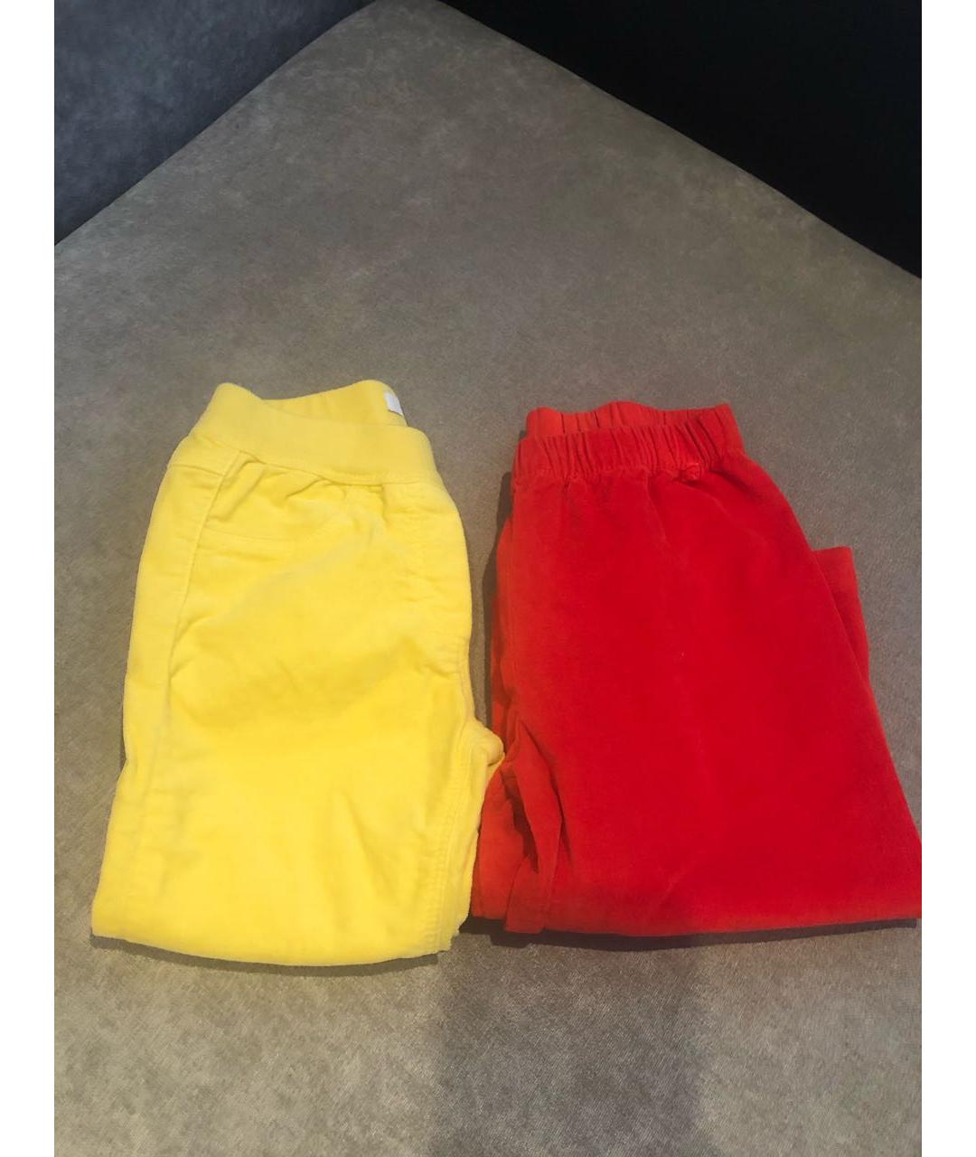 IL GUFO Желтые бархатные брюки и шорты, фото 8