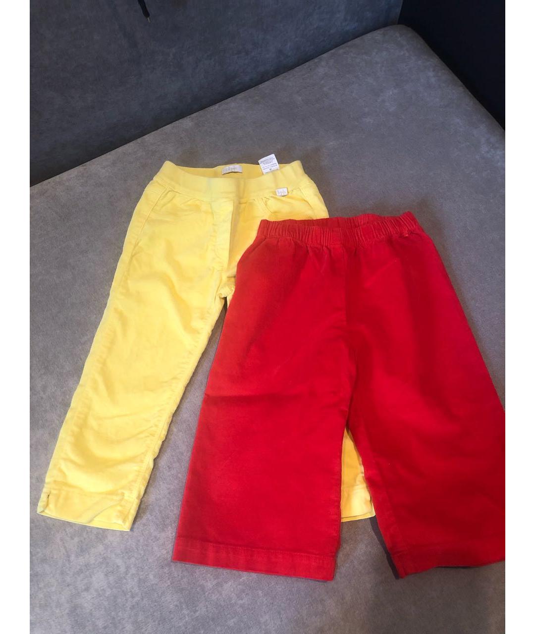 IL GUFO Желтые бархатные брюки и шорты, фото 9