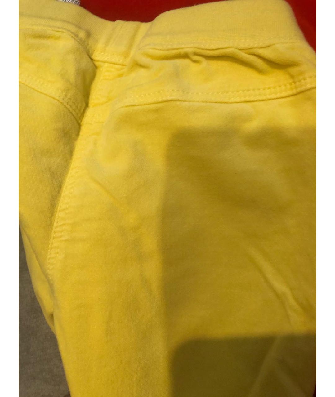 IL GUFO Желтые бархатные брюки и шорты, фото 6