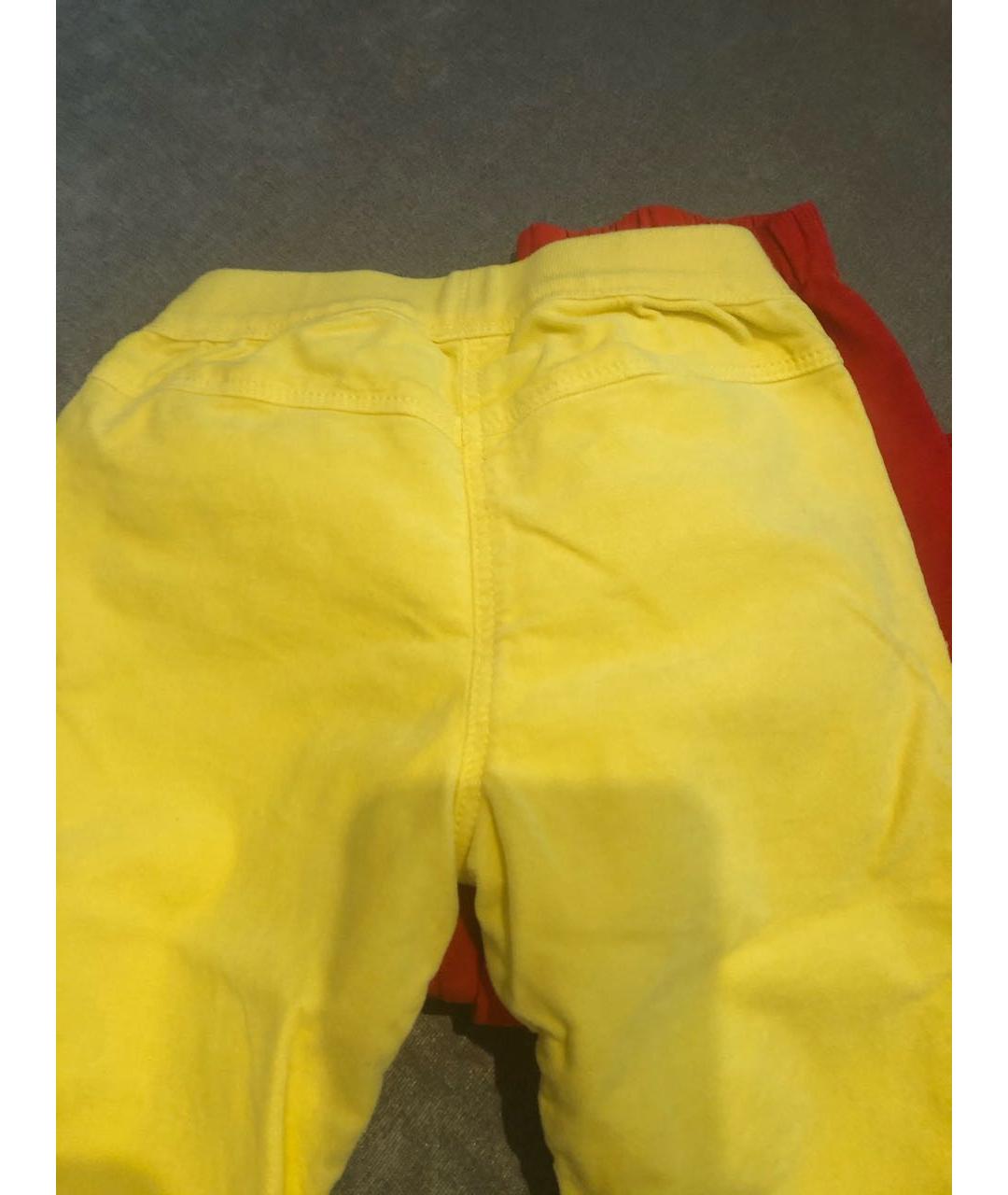 IL GUFO Желтые бархатные брюки и шорты, фото 7