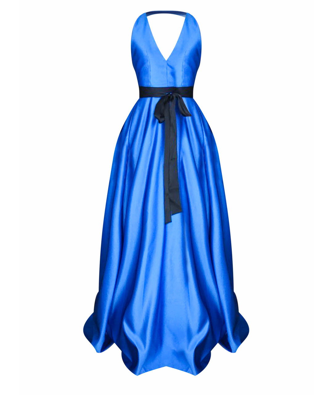 CAROLINA HERRERA Синее вечернее платье, фото 1