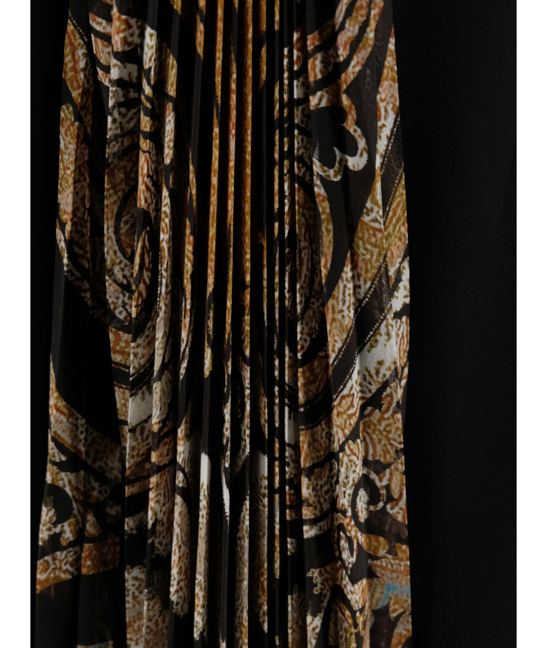 ETRO Черная шифоновая юбка макси, фото 4