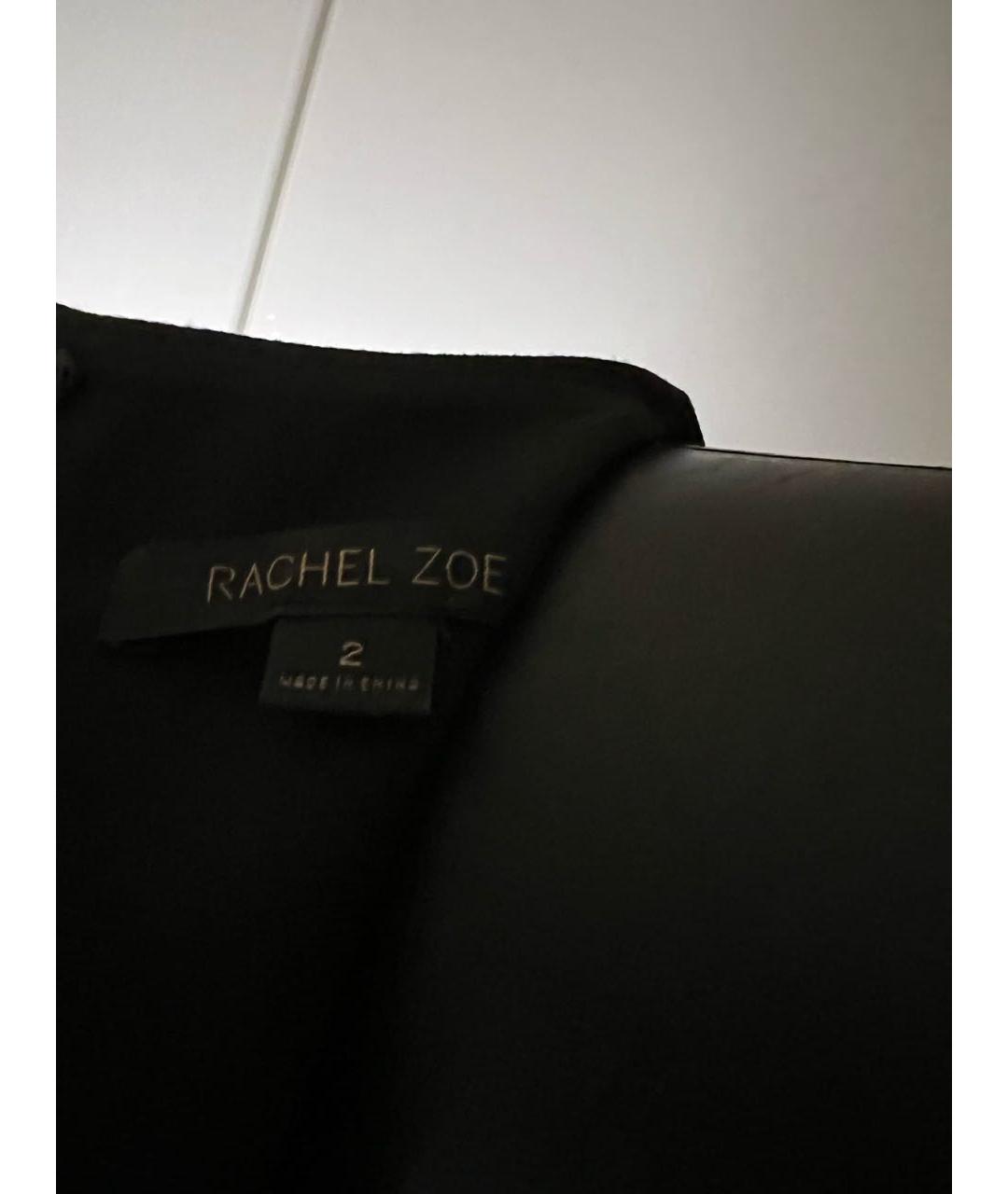 RACHEL ZOE Черное полиэстеровое коктейльное платье, фото 5