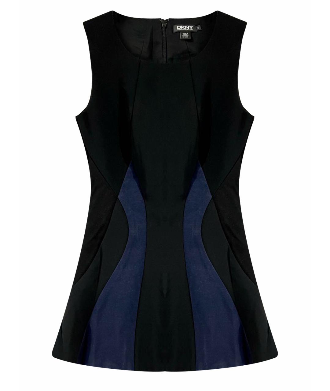 DKNY Темно-синее хлопковое платье, фото 1