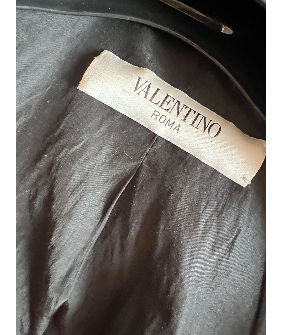 VALENTINO Черная кожаная куртка, фото 3