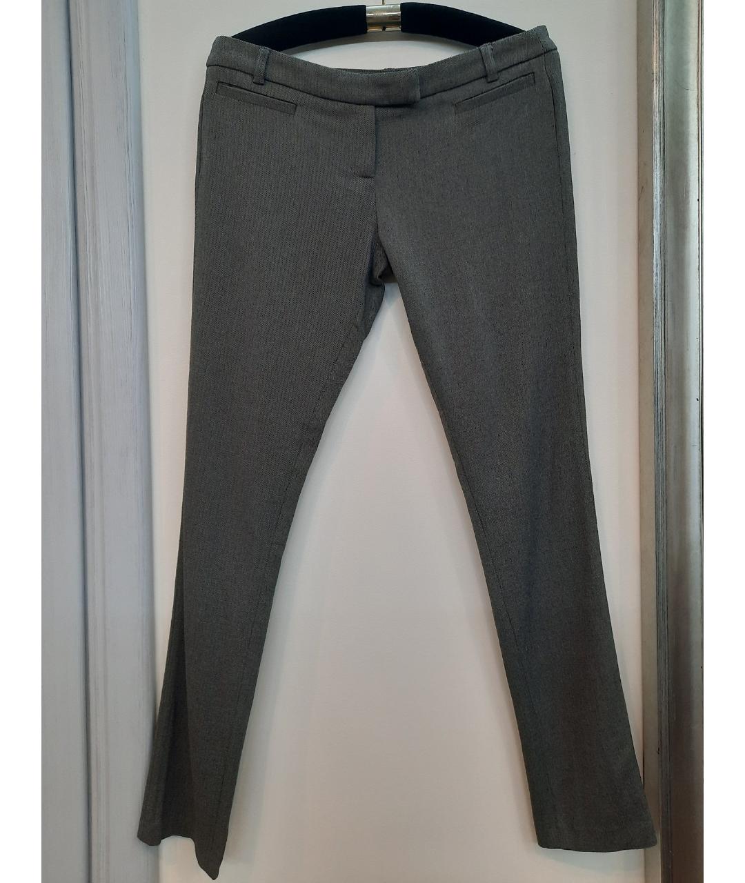 BA&SH Серые шерстяные брюки узкие, фото 6