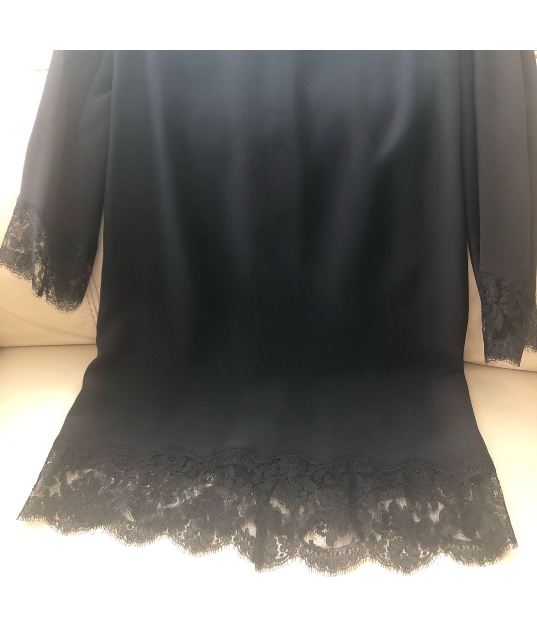 AZZARO Черное шелковое вечернее платье, фото 4