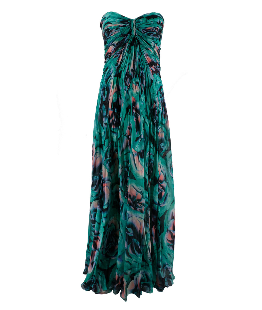 ZUHAIR MURAD Зеленые шифоновое повседневное платье, фото 1