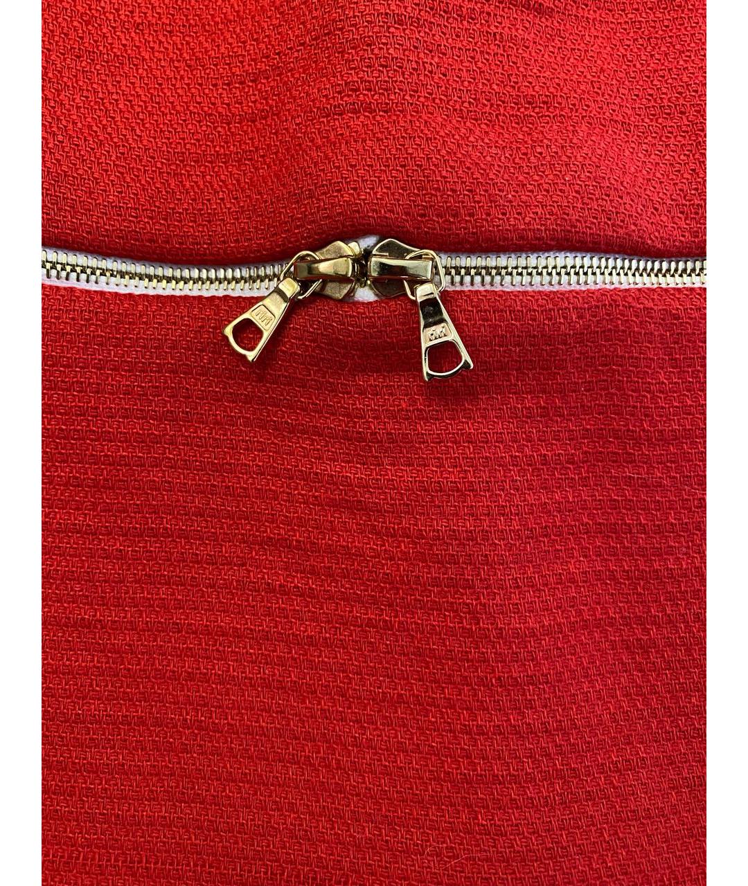SANDRO Красная хлопковая юбка миди, фото 2