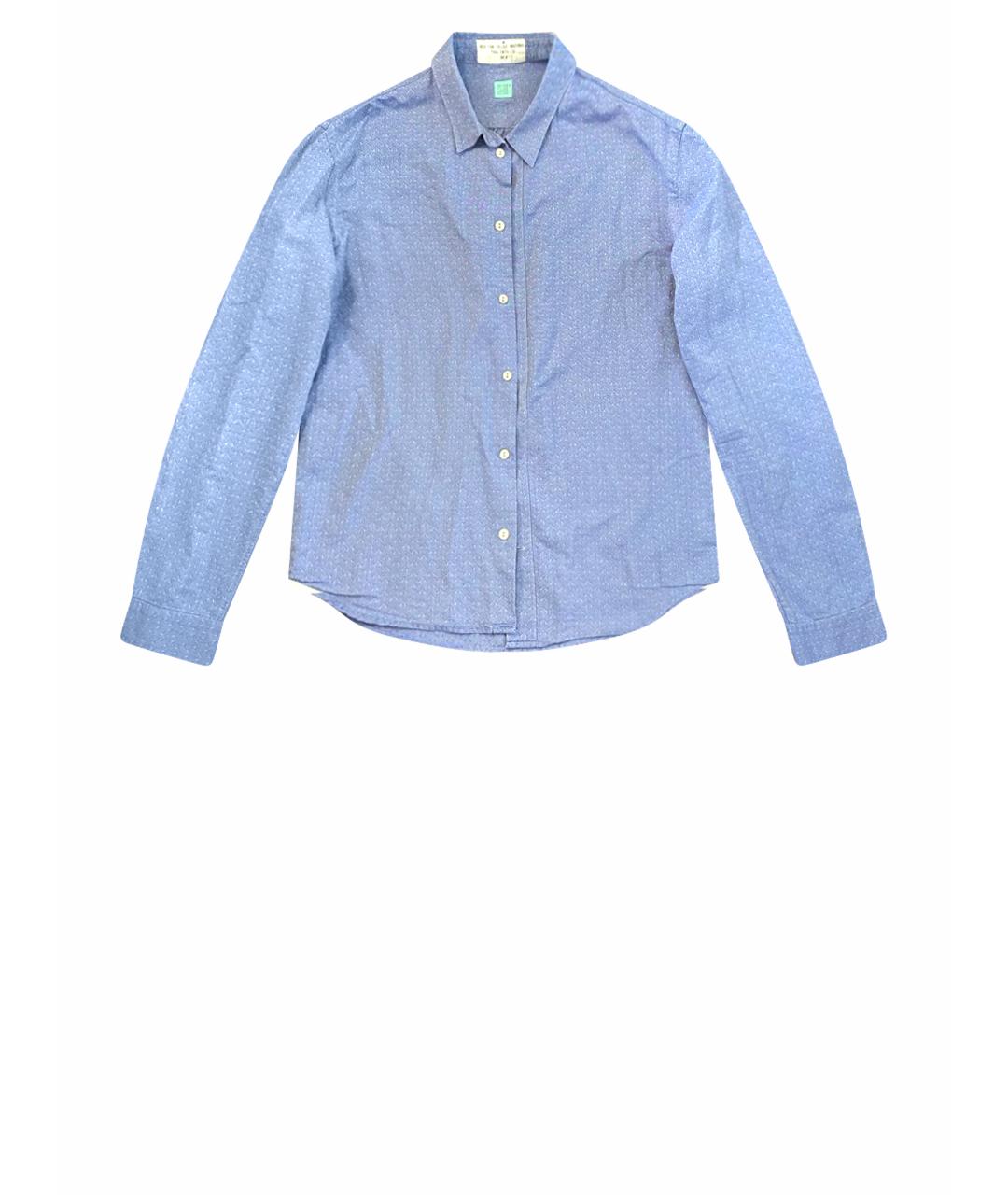 PAUL SMITH Голубая хлопковая кэжуал рубашка, фото 1