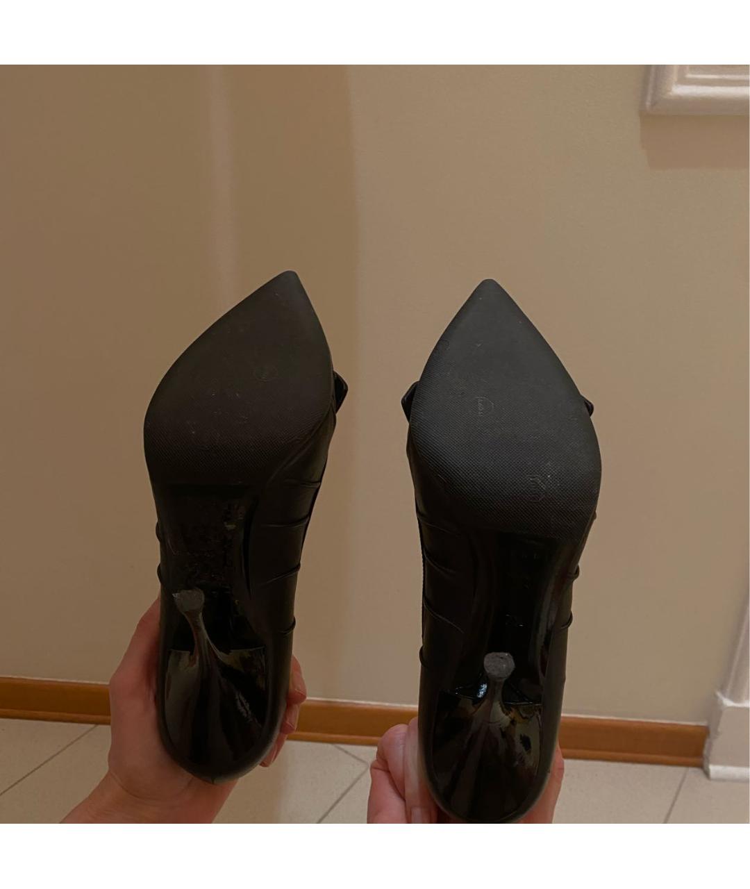 CASADEI Черные кожаные туфли, фото 5