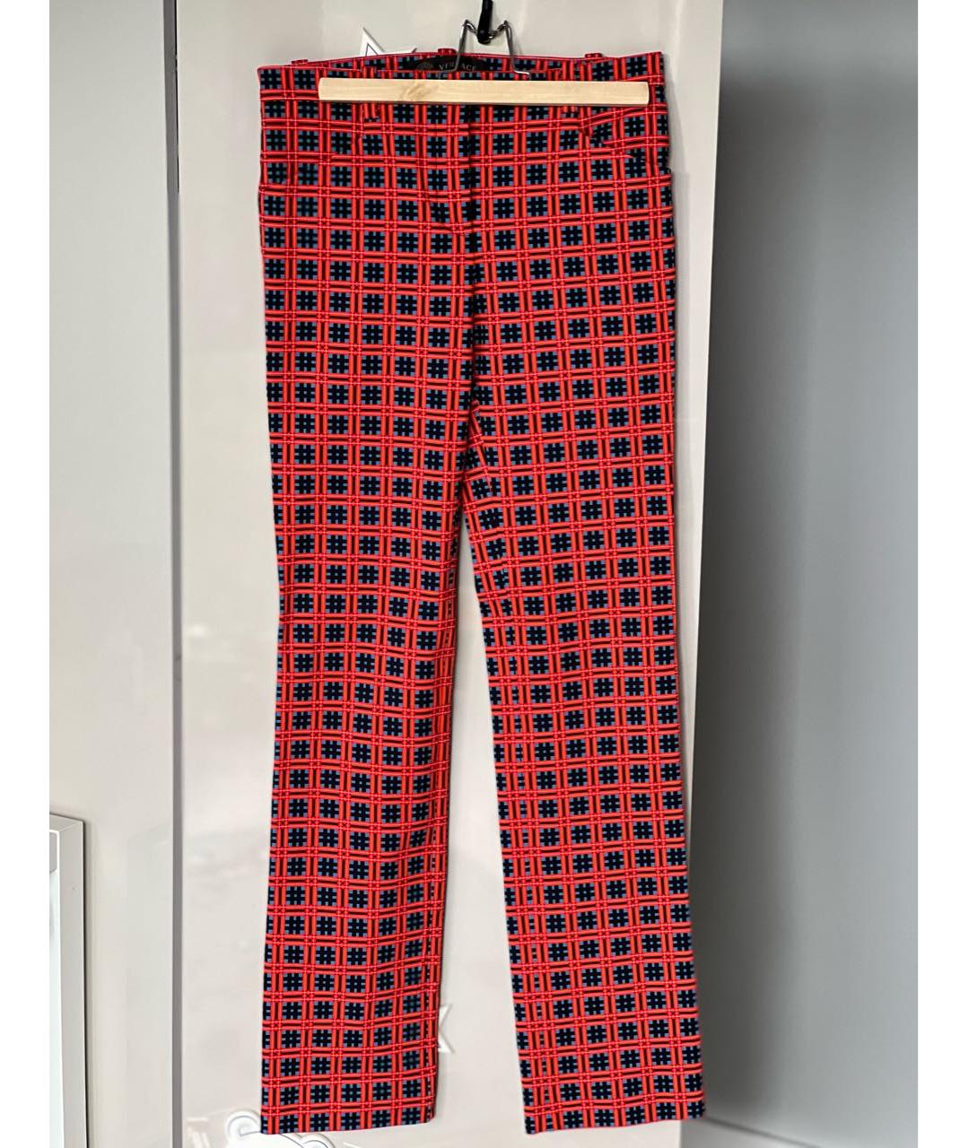 VERSACE Красный полиуретановый костюм с брюками, фото 2