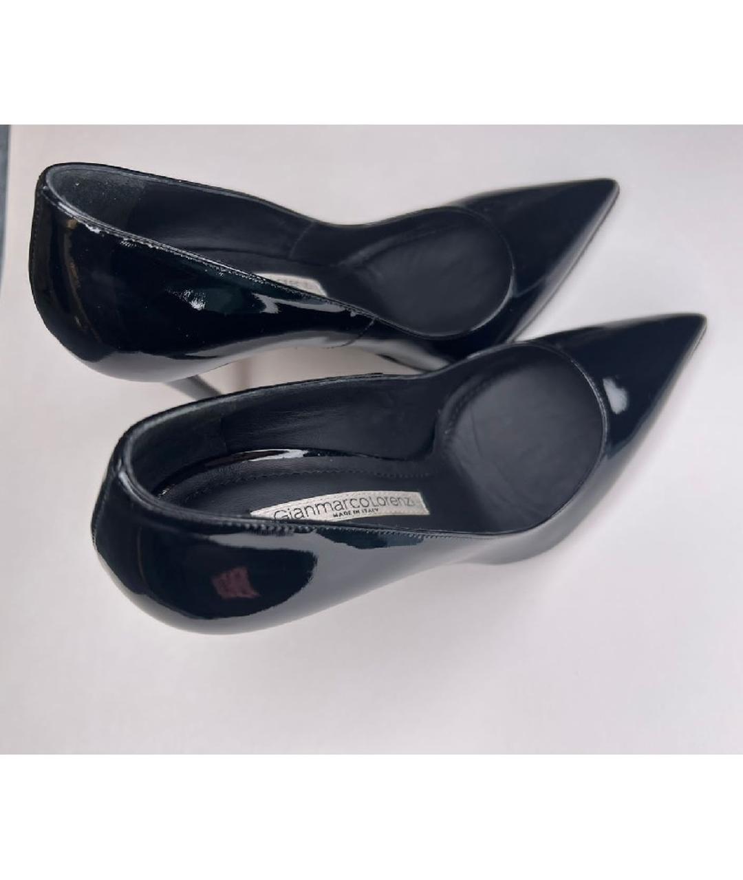 GIAN MARCO LORENZI Черные кожаные туфли, фото 3
