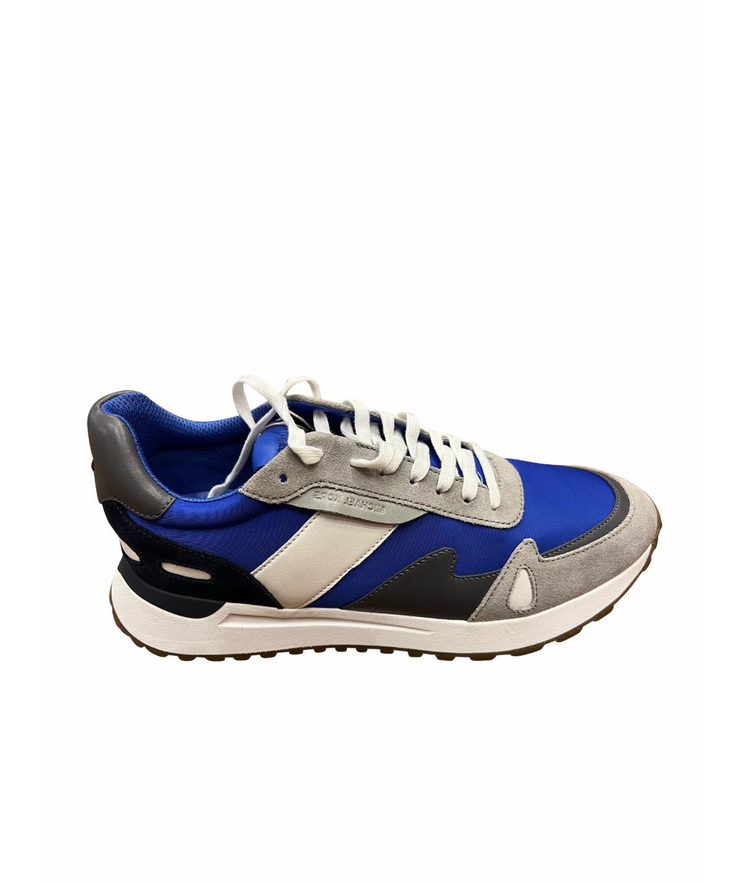 MICHAEL KORS Синие низкие кроссовки / кеды, фото 1