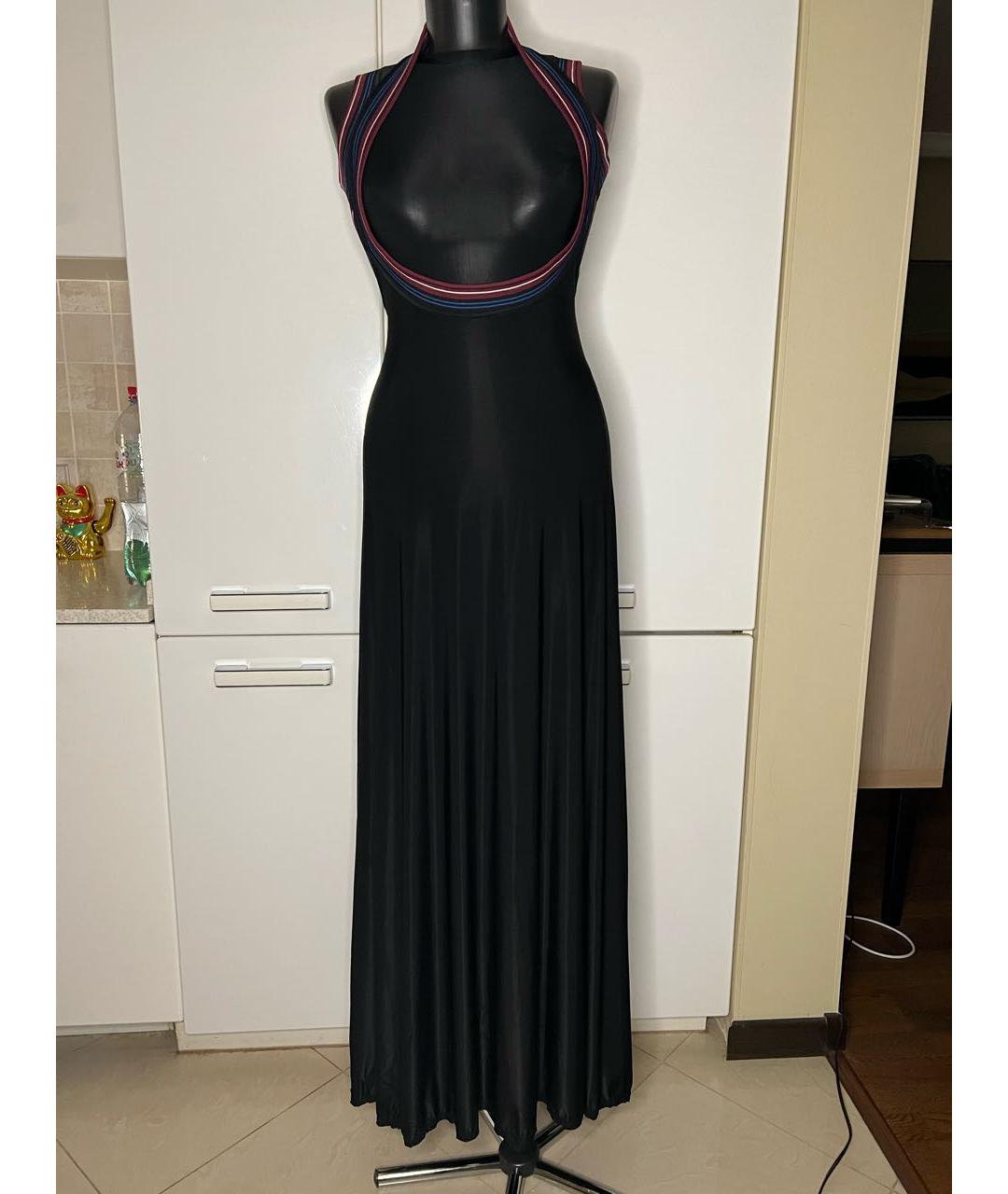 Y-3 Черное полиамидовое платье, фото 8