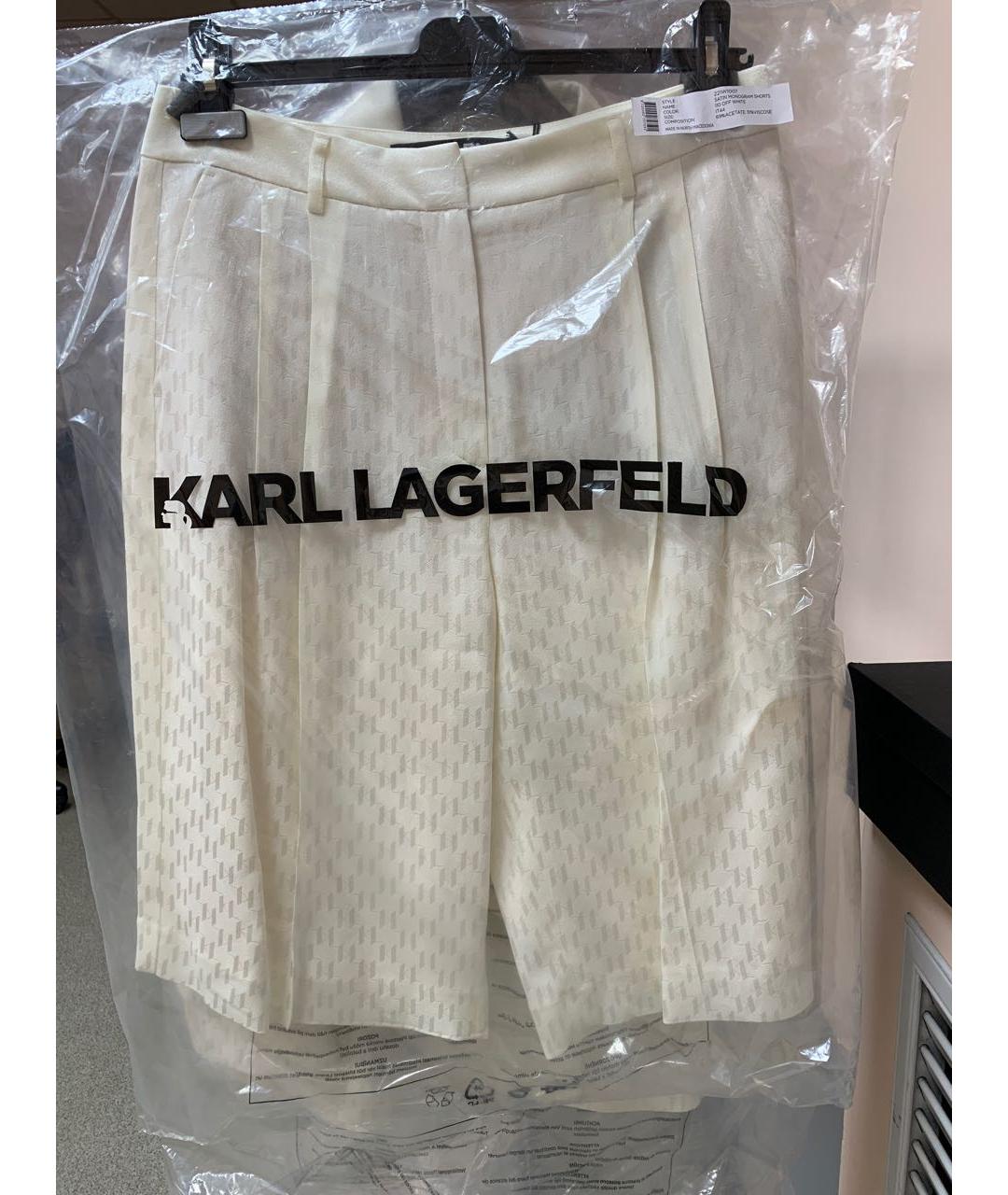 KARL LAGERFELD Ацетатные шорты, фото 8