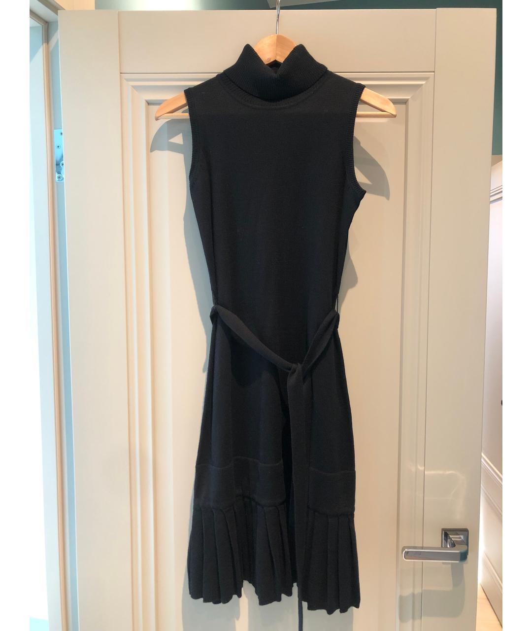 CALVIN KLEIN Черное повседневное платье, фото 4