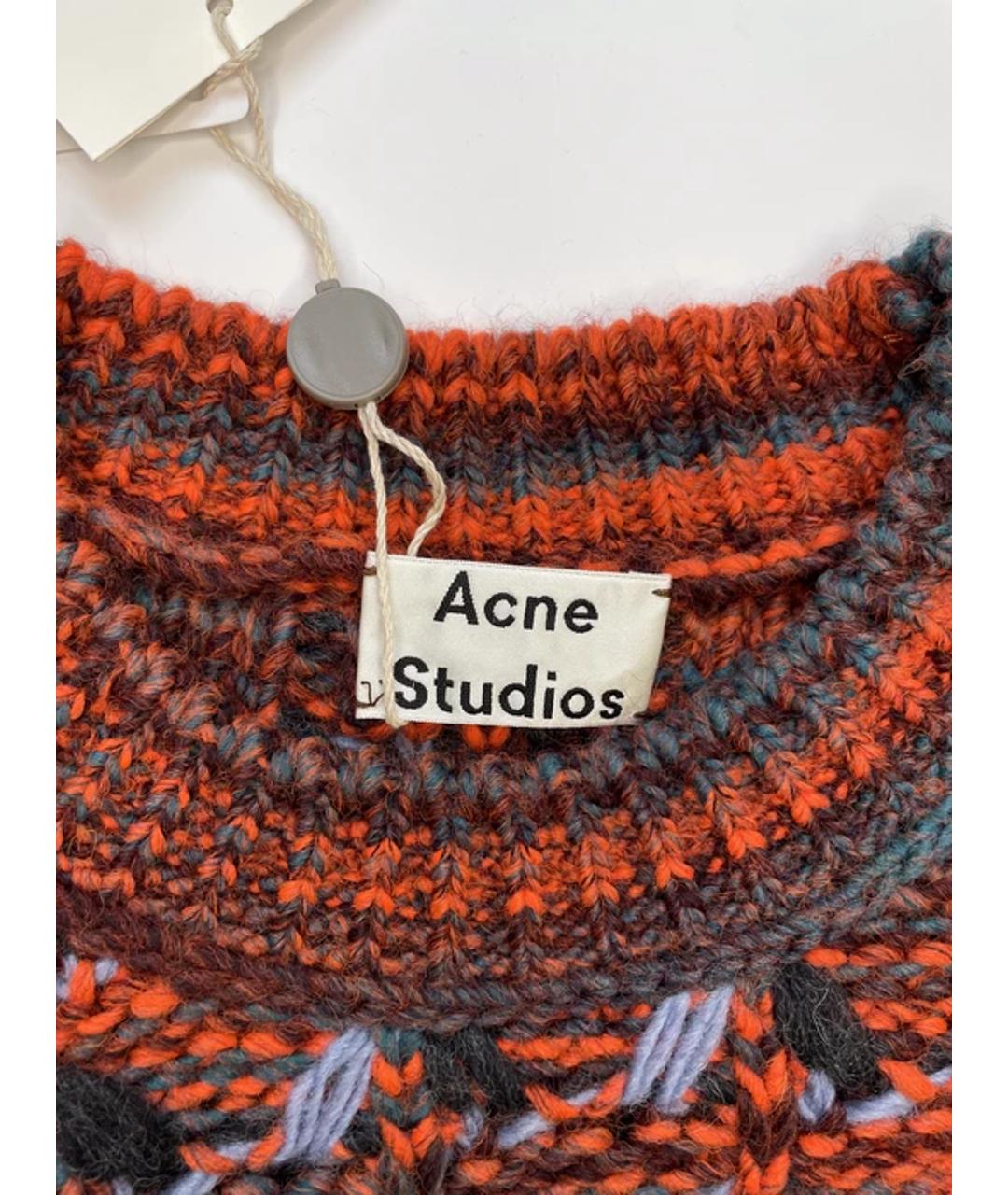 ACNE STUDIOS Коралловый шерстяной джемпер / свитер, фото 5