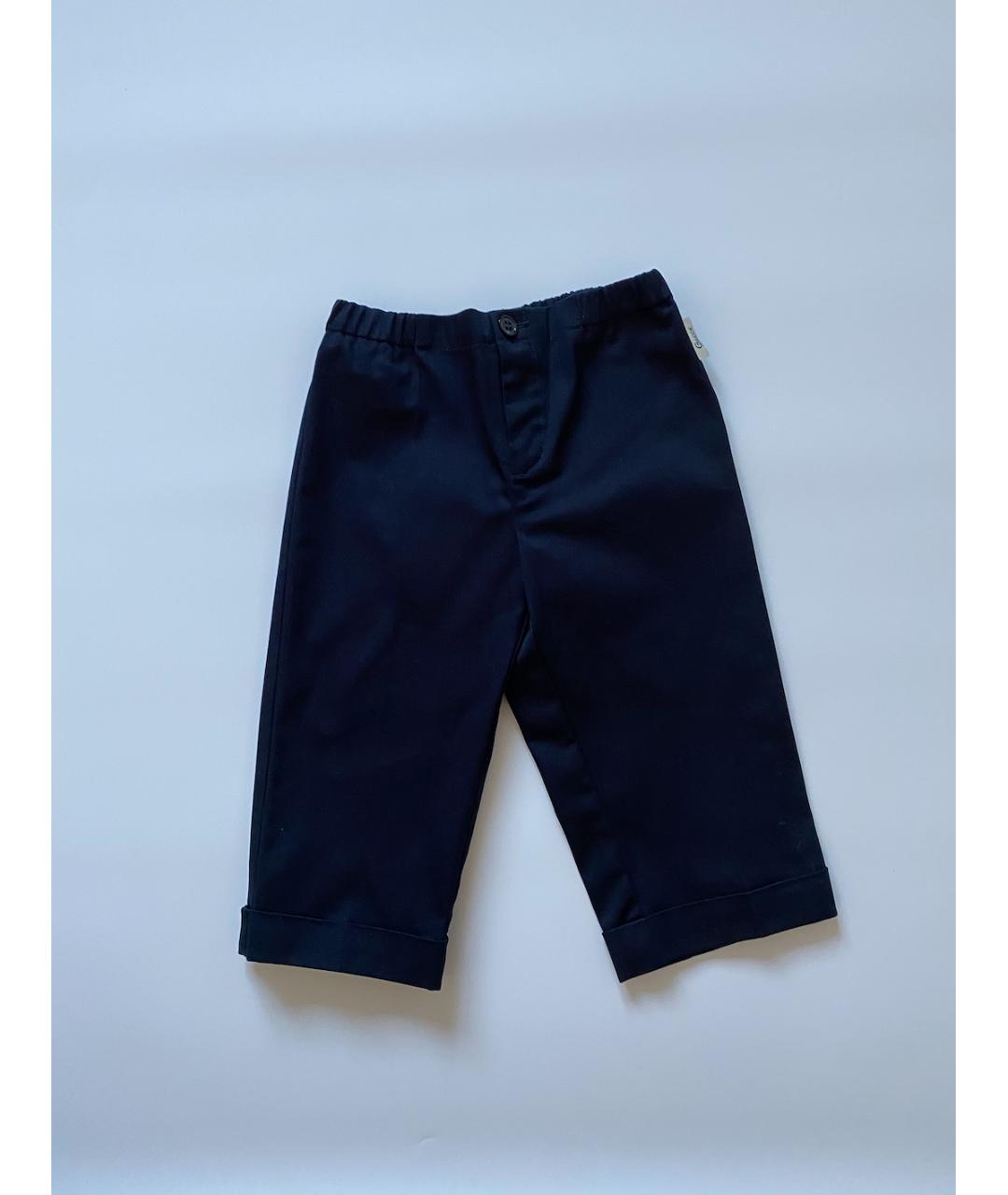 GUCCI Синие хлопковые брюки и шорты, фото 4