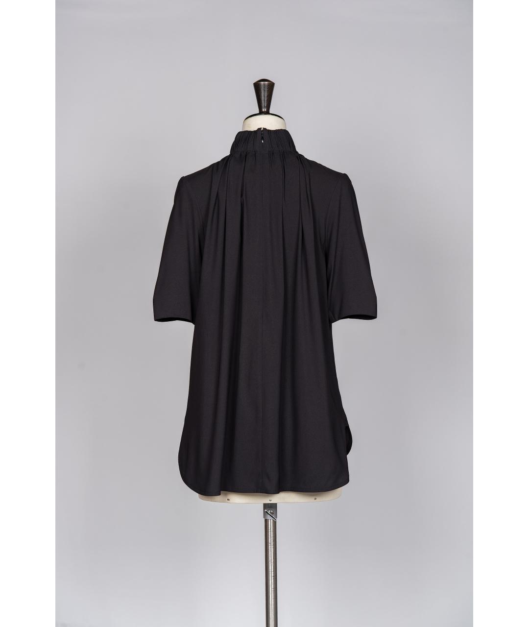 CELINE PRE-OWNED Черная шелковая блузы, фото 2