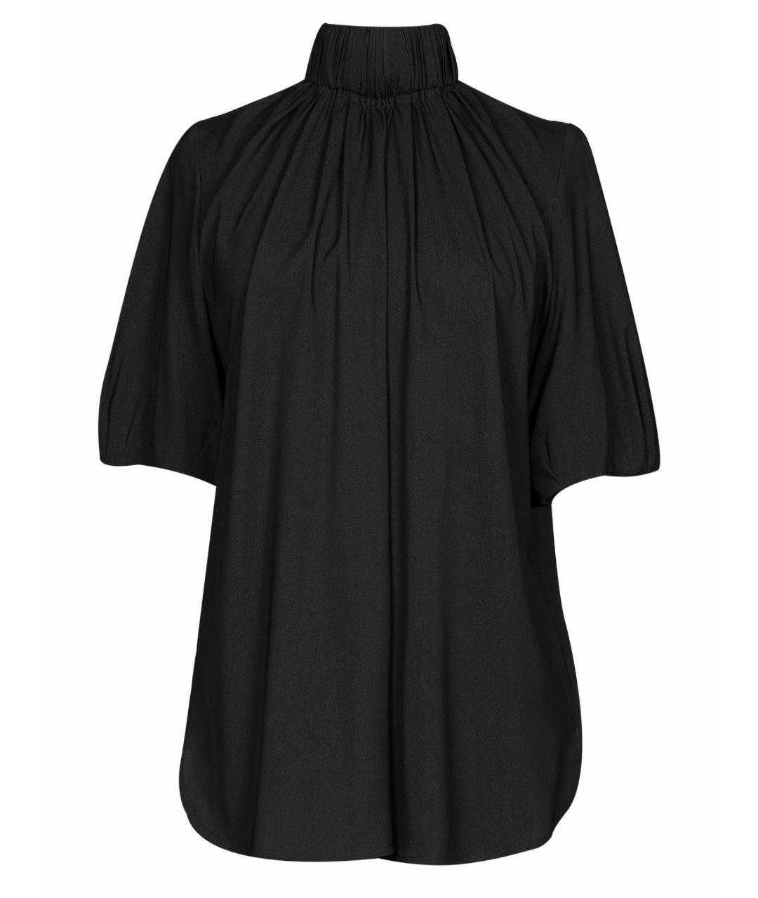 CELINE PRE-OWNED Черная шелковая блузы, фото 4