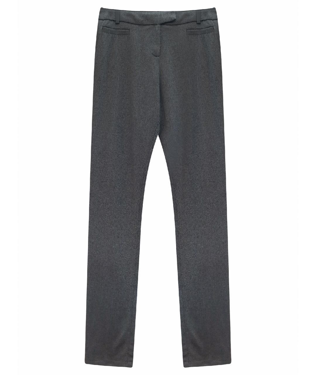 BA&SH Серые шерстяные брюки узкие, фото 1