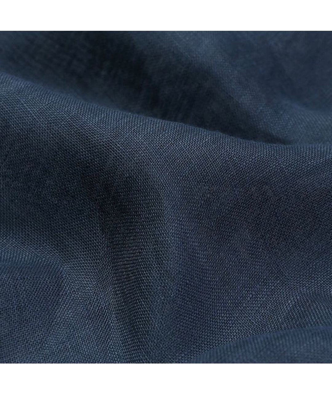 BRIONI Темно-синий льняной шарф, фото 3