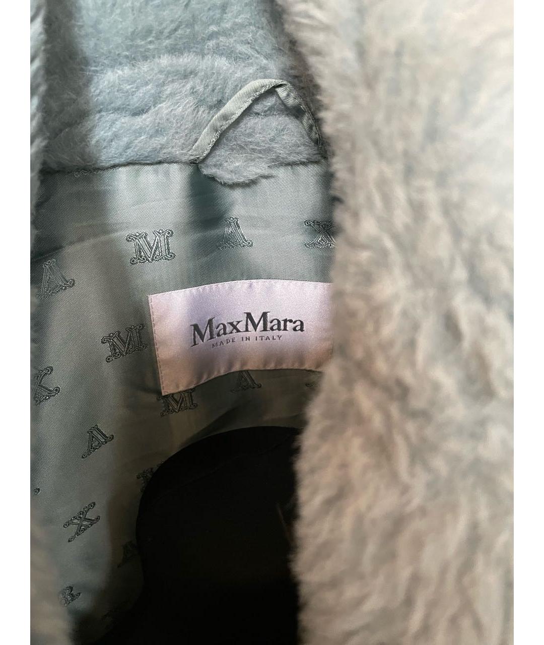 MAX MARA Бирюзовый шерстяной жилет, фото 4