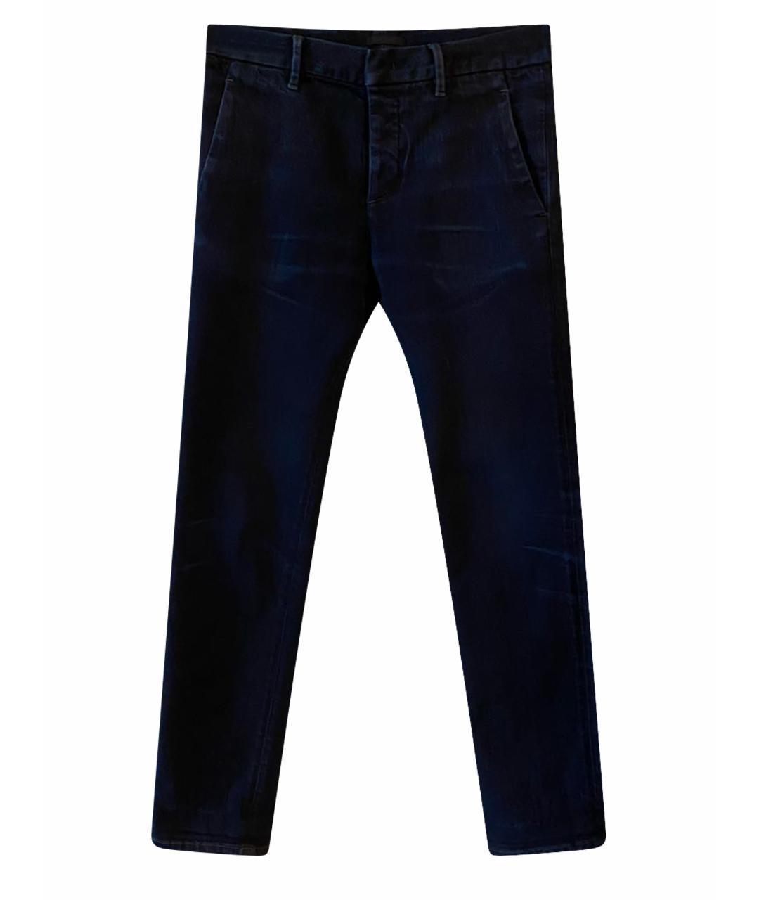 PRADA Темно-синие хлопковые джинсы, фото 1