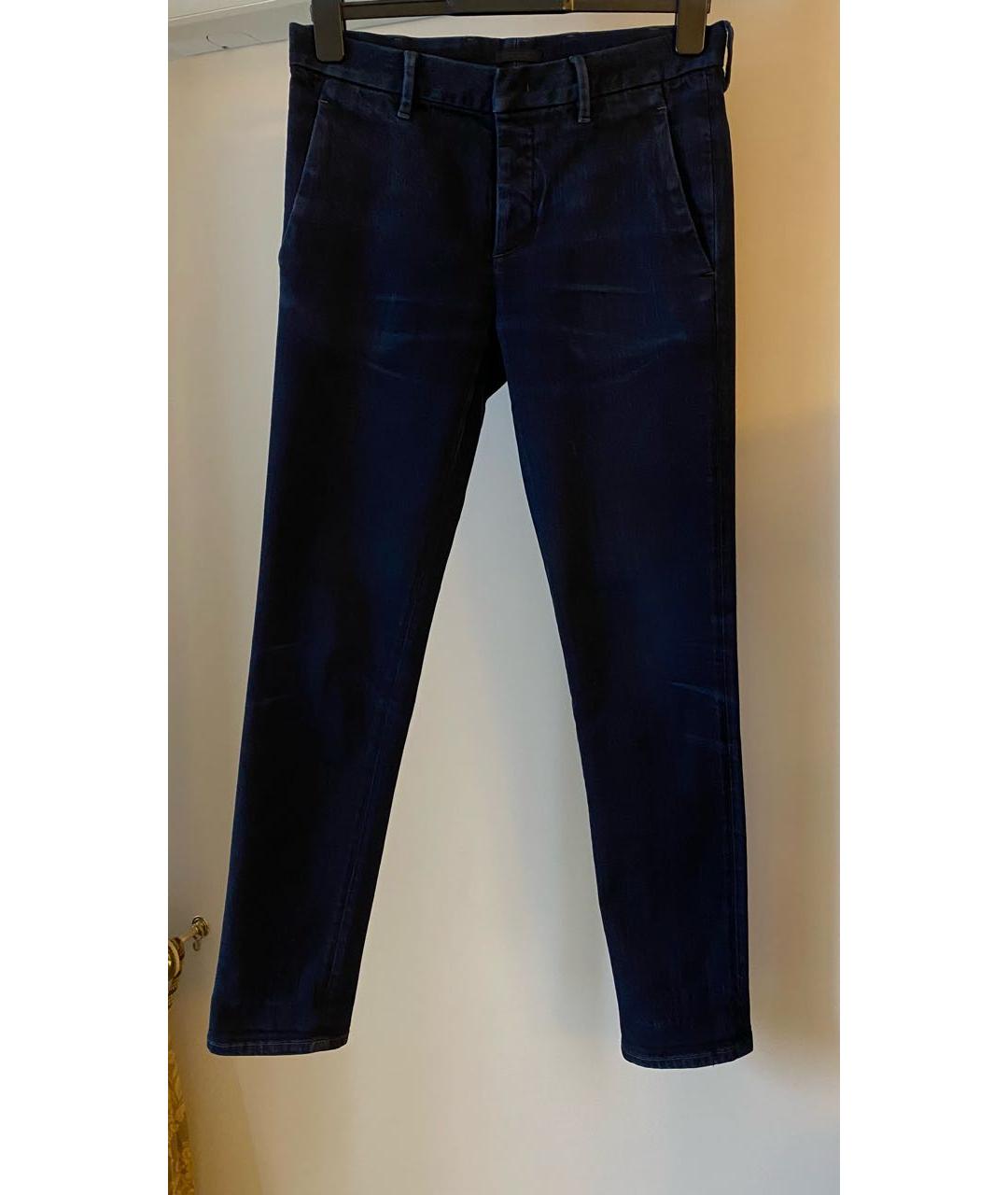 PRADA Темно-синие хлопковые джинсы, фото 7