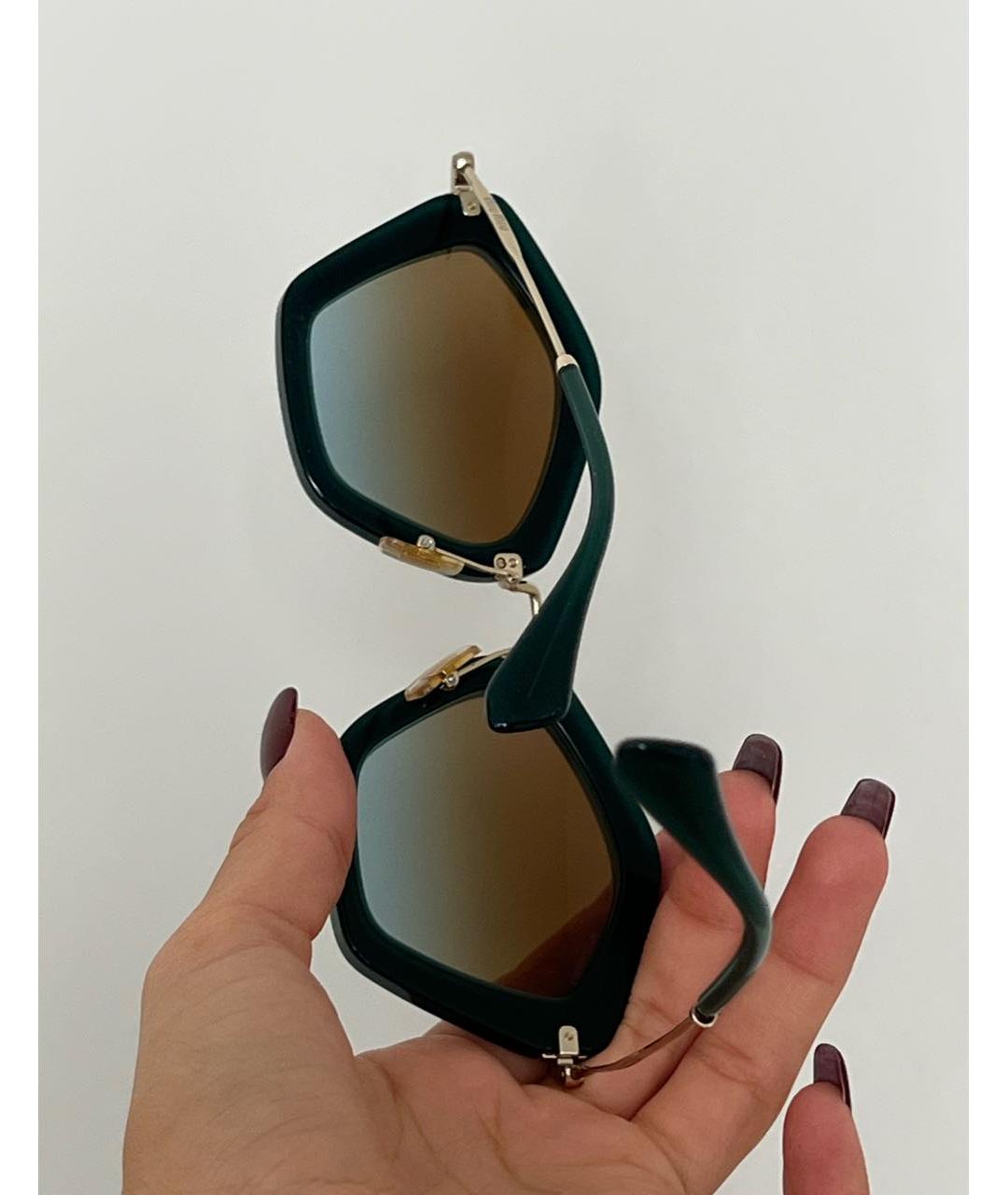 MIU MIU Бирюзовые солнцезащитные очки, фото 8