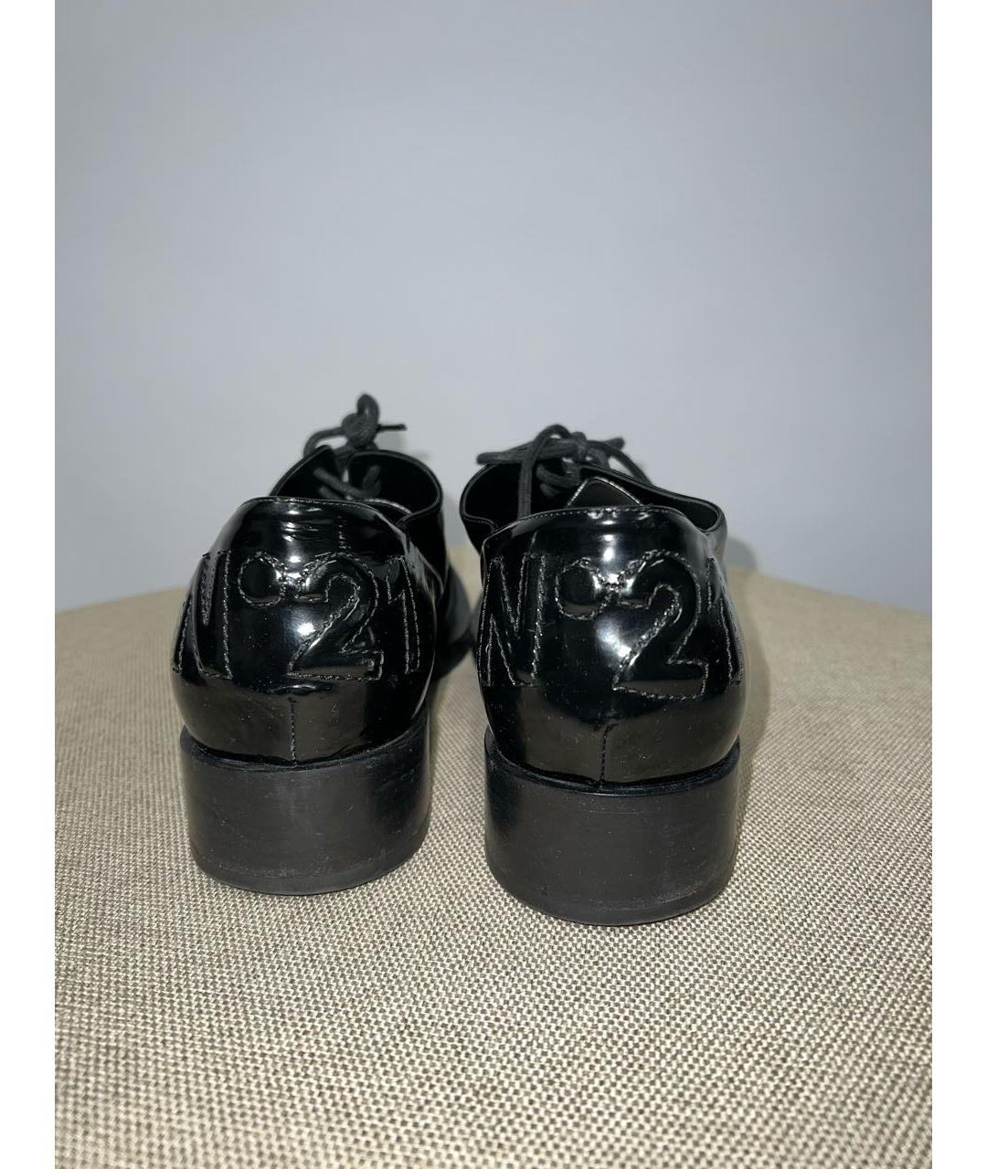 NO. 21 Черные туфли из лакированной кожи, фото 3